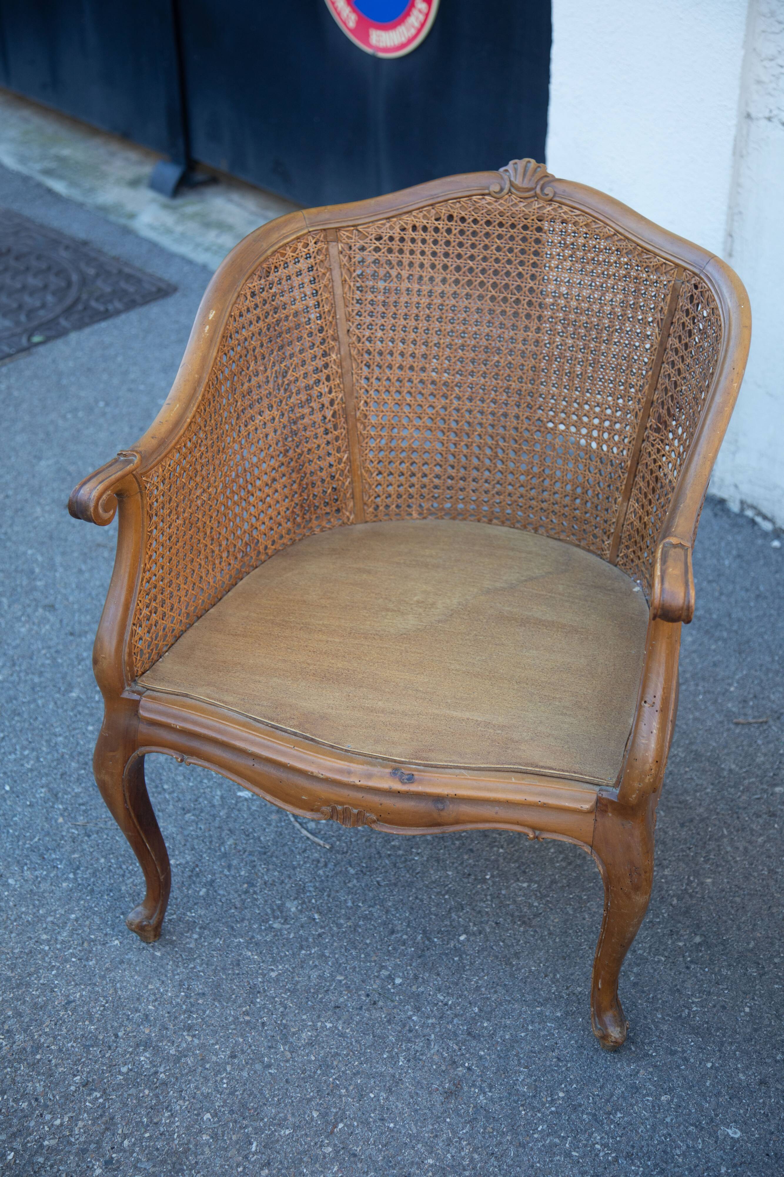 Pair of cannés convertible armchairs