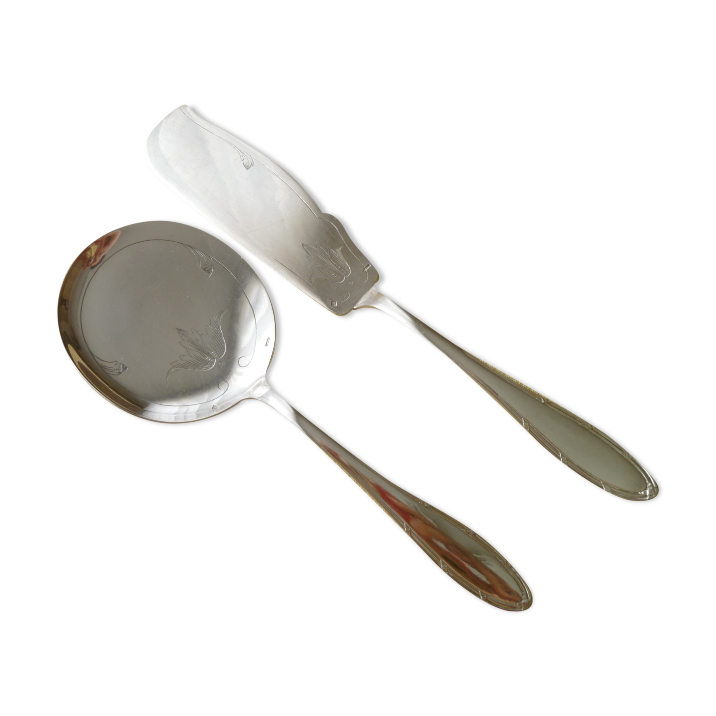 Silver Metal Ice Service Cutlery Argental