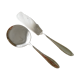 Silver Metal Ice Service Cutlery Argental