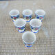 6 antique egg cups in Quimper ceramic