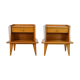 Pair of feet compas side tables - 1950