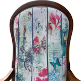 Fauteuil Voltaire en noyer