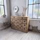 1950s pine workshop cabinet with drawers