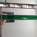 Pair of art deco wall mirrors 81x39cm