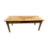 Solid fir farmhouse table XX century