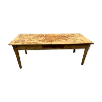 Solid fir farmhouse table XX century