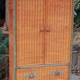 Armoire en rotin
