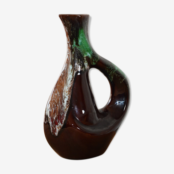 Pitcher ceramic - pottery hand painted