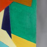 Geometric unsigned canvas