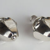 Pair of Art Deco decanters Gallia Cristofle