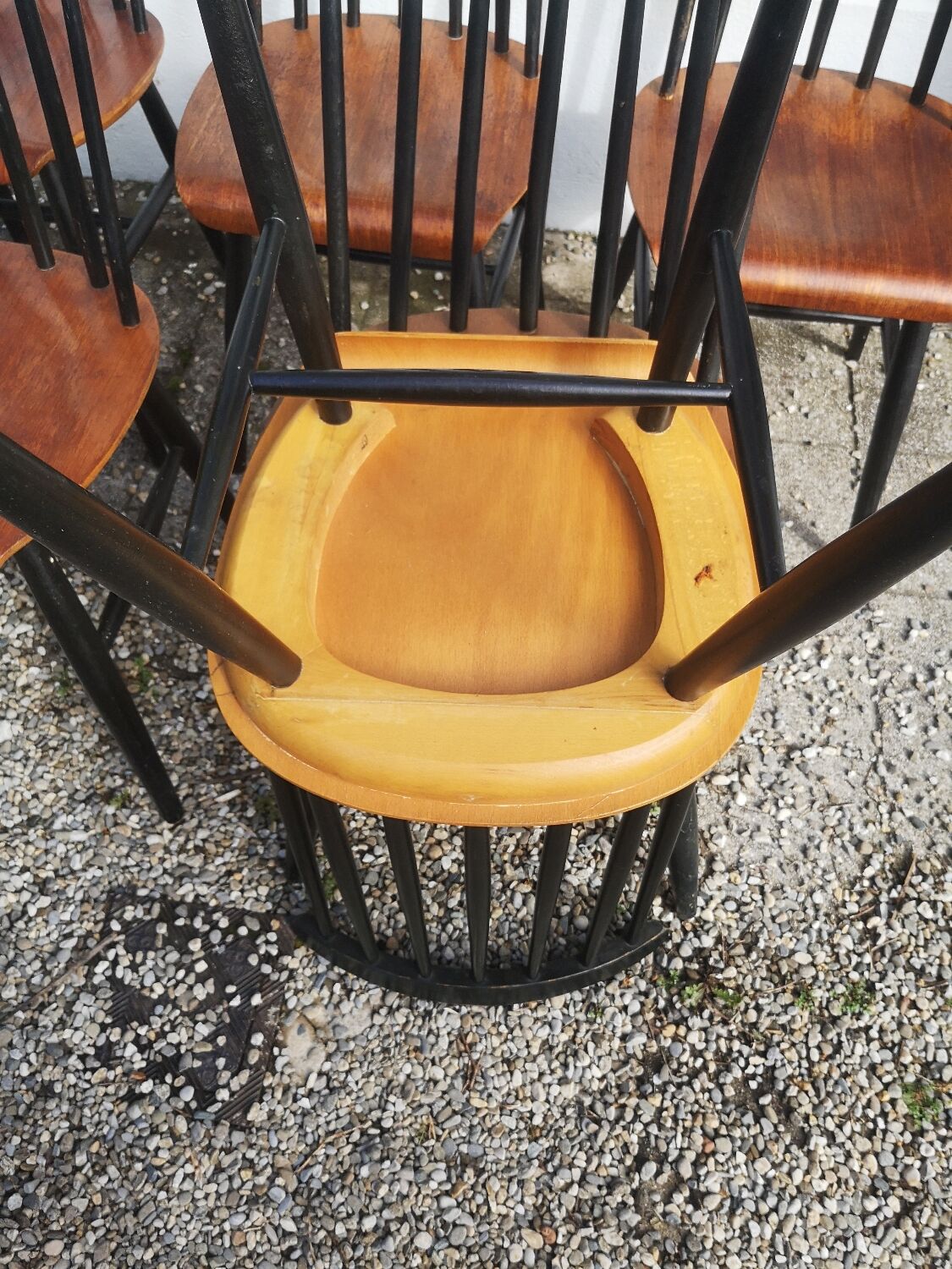 Series of 6 Fanett chairs, Ilmari Tapiovaara