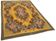 Hand-Knotted Vintage Bessarabian Brown Kilim 176 cm x 262 cm - 23401