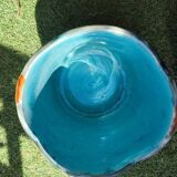 Paire de cache-pots en barbotine