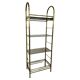 Mid-century design brass shelf