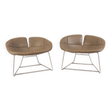 Patricia URQUIOLA- MOROSO - pair of Fjord model armchairs