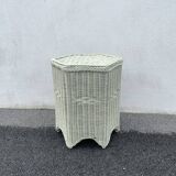 Rattan side table
