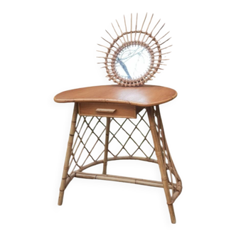 1960s rattan hairdresser's chair