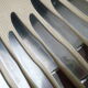 Box of 12 table knives in stainless steel and bakelite EC 144