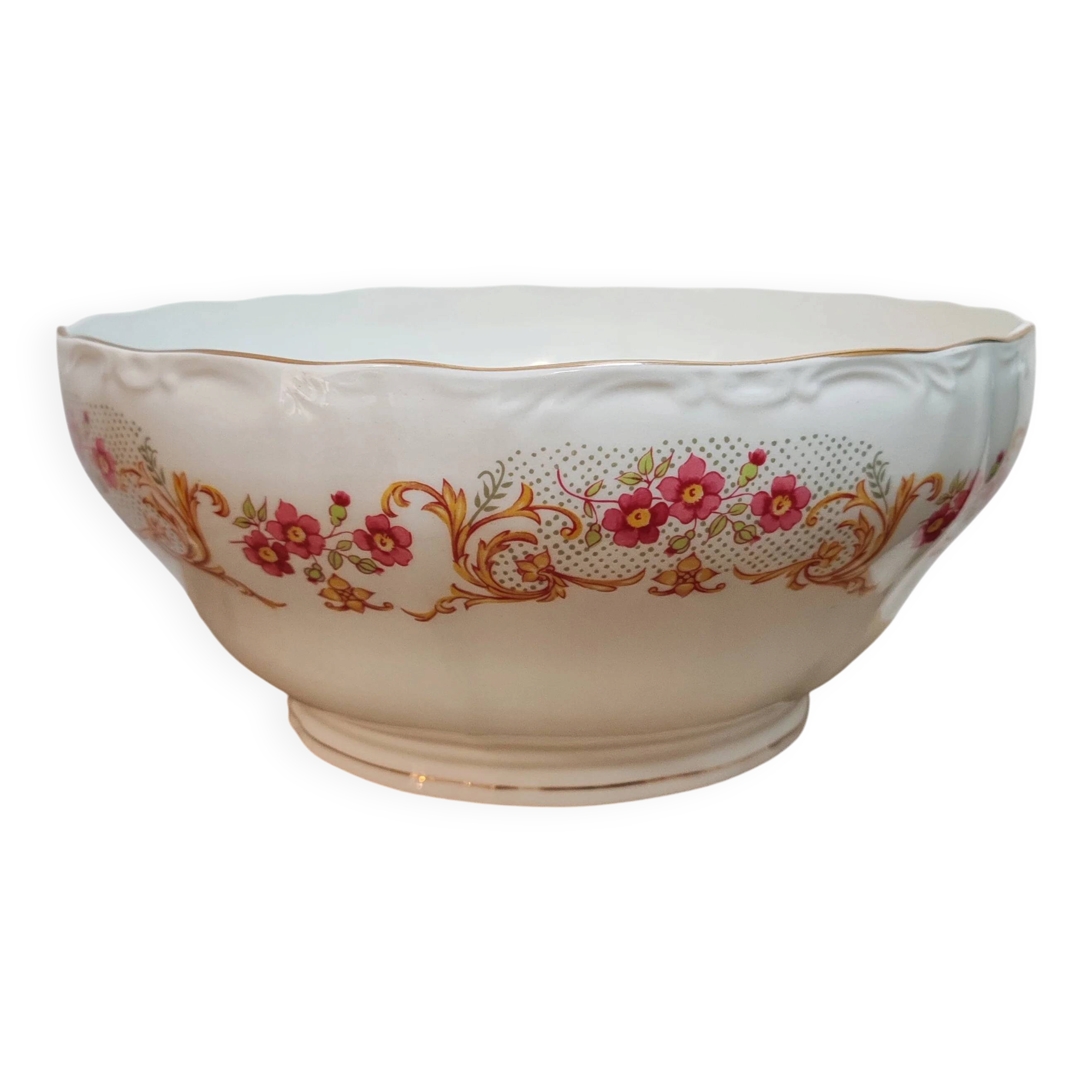 Porcelain salad bowl Digoin