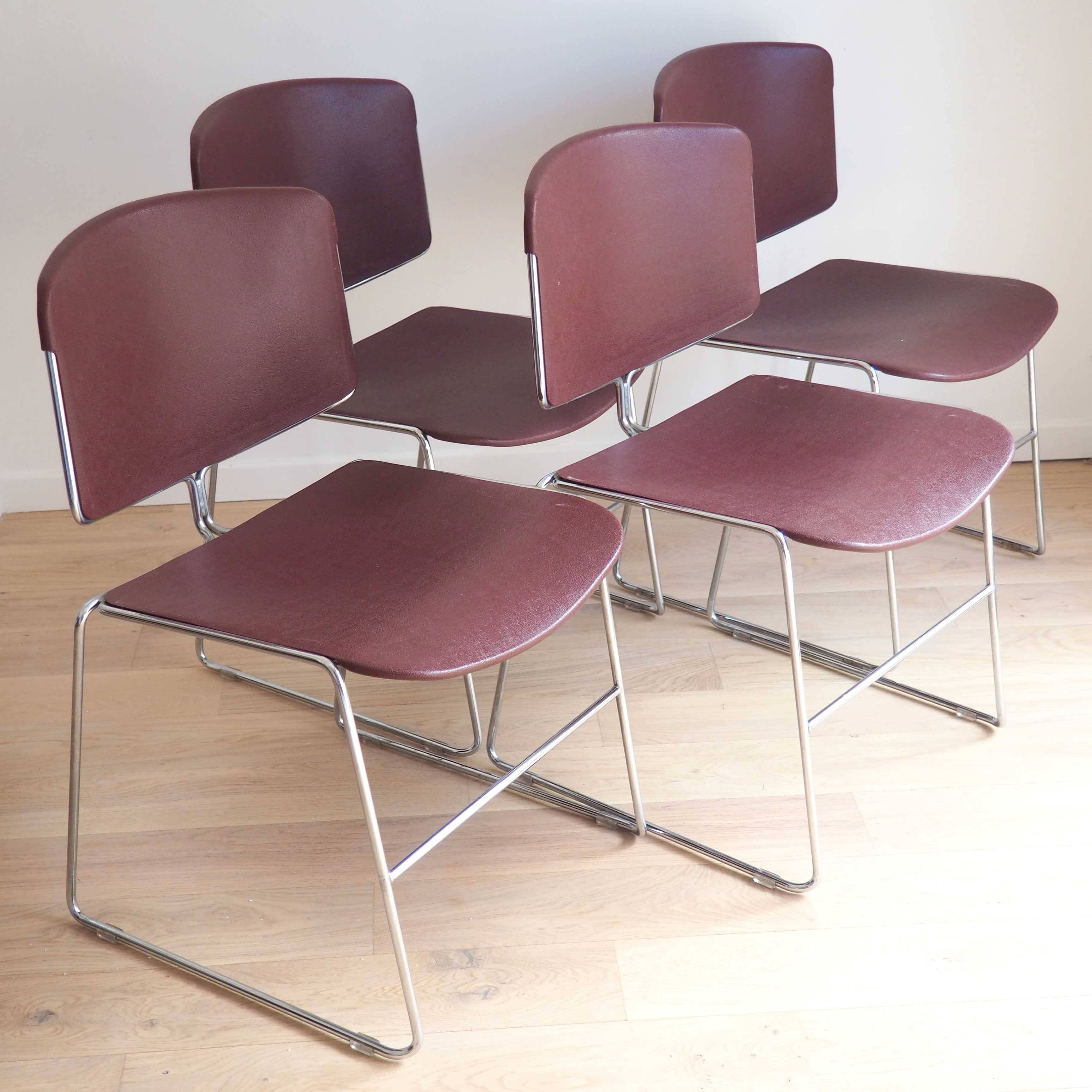4 Max Stacker chairs for Steelcase