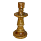 Tamegroute candle holder, Moroccan pottery, yellow ochre
