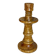 Tamegroute candle holder, Moroccan pottery, yellow ochre