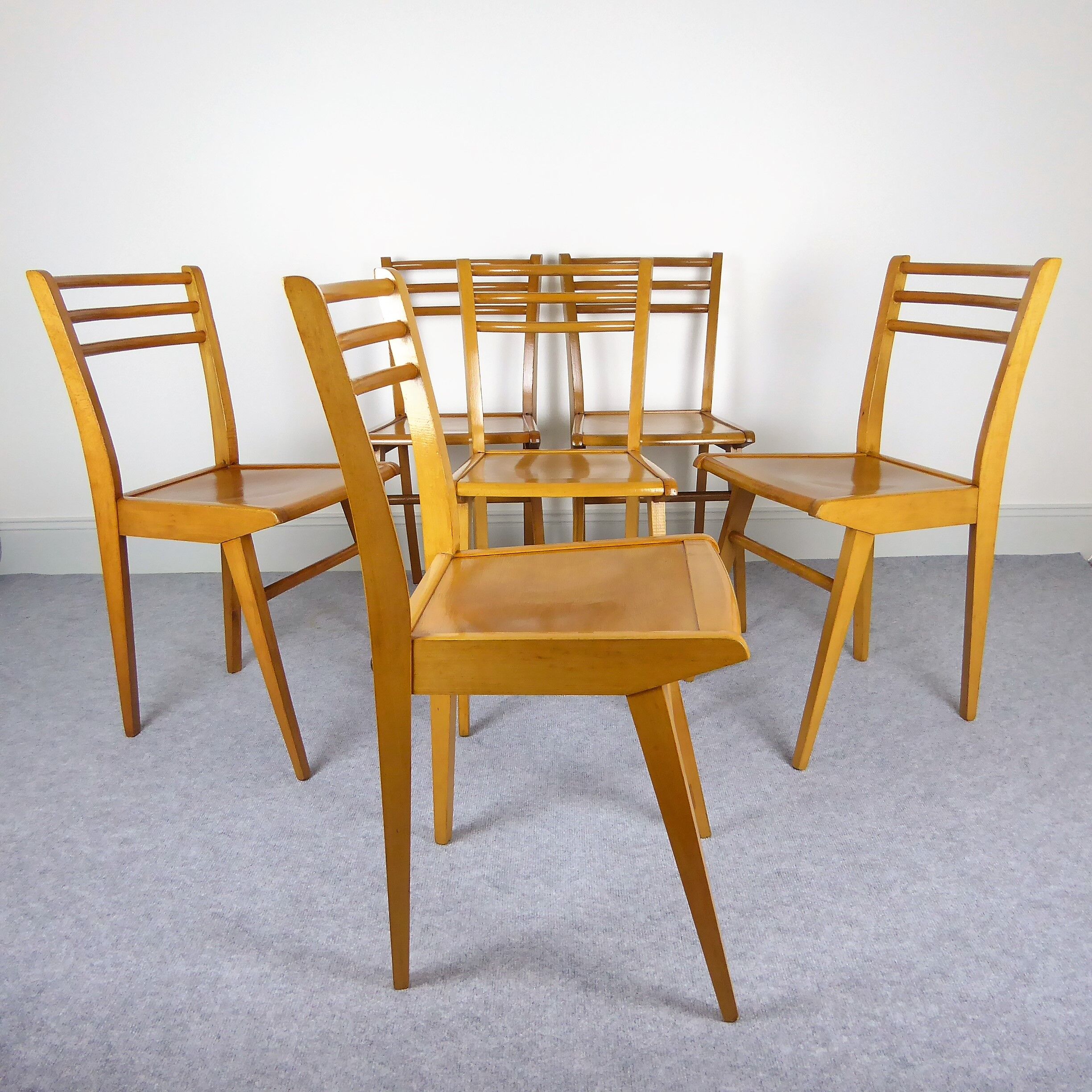 6 Bistro Luterma chairs 1950