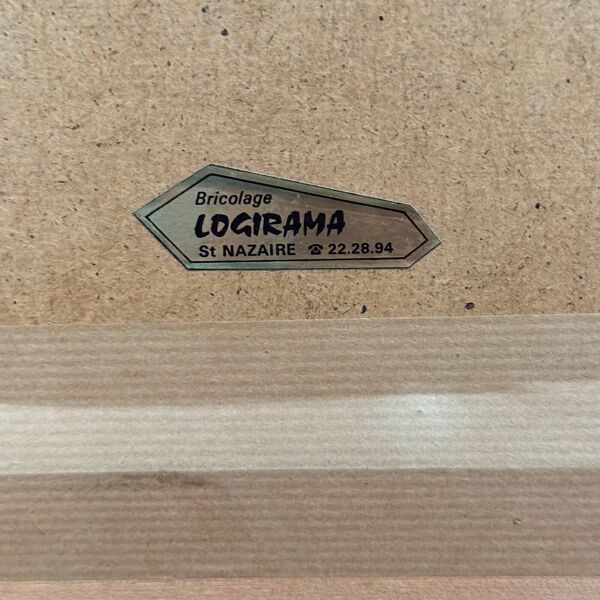 Huile sur carton nature morte bouquet de fleurs 1960