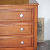 Wooden chest of drawers with 3 drawers, storage furniture, antique furniture, Art Deco.
