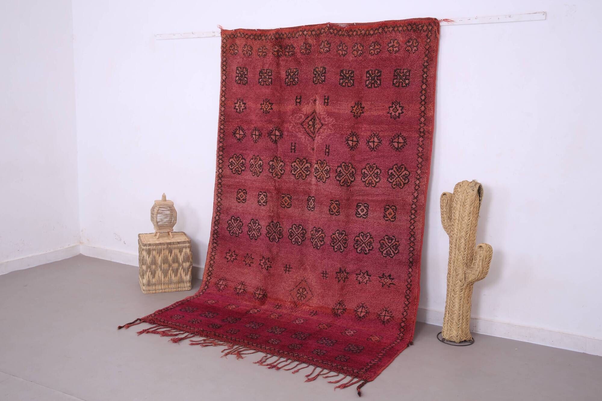 Vintage Moroccan Rug 171 x 275 cm - Berber Wool Rug - Handmade Rug Bohemian