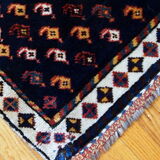 Ancient  carpet Persian Luri 58cm x 91cm 1890 s