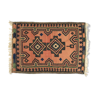 Anatolian handmade kilim rug 184 cm x 125 cm