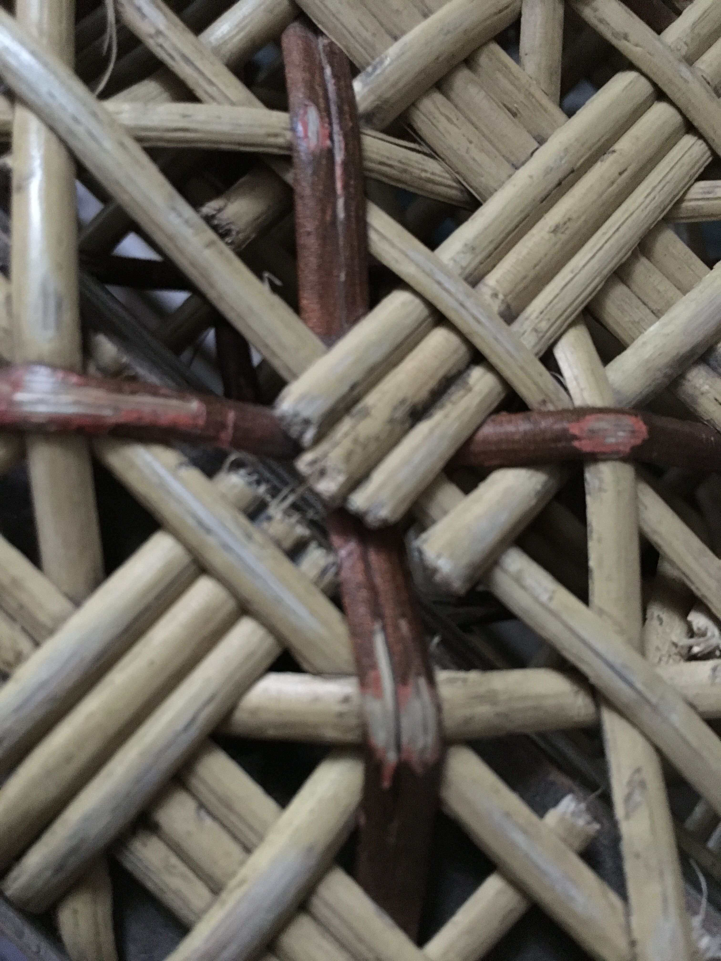 1920/1930 braided rattan Lounge Chair