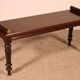 Regency period mahogany hall bench from the early 19th century.