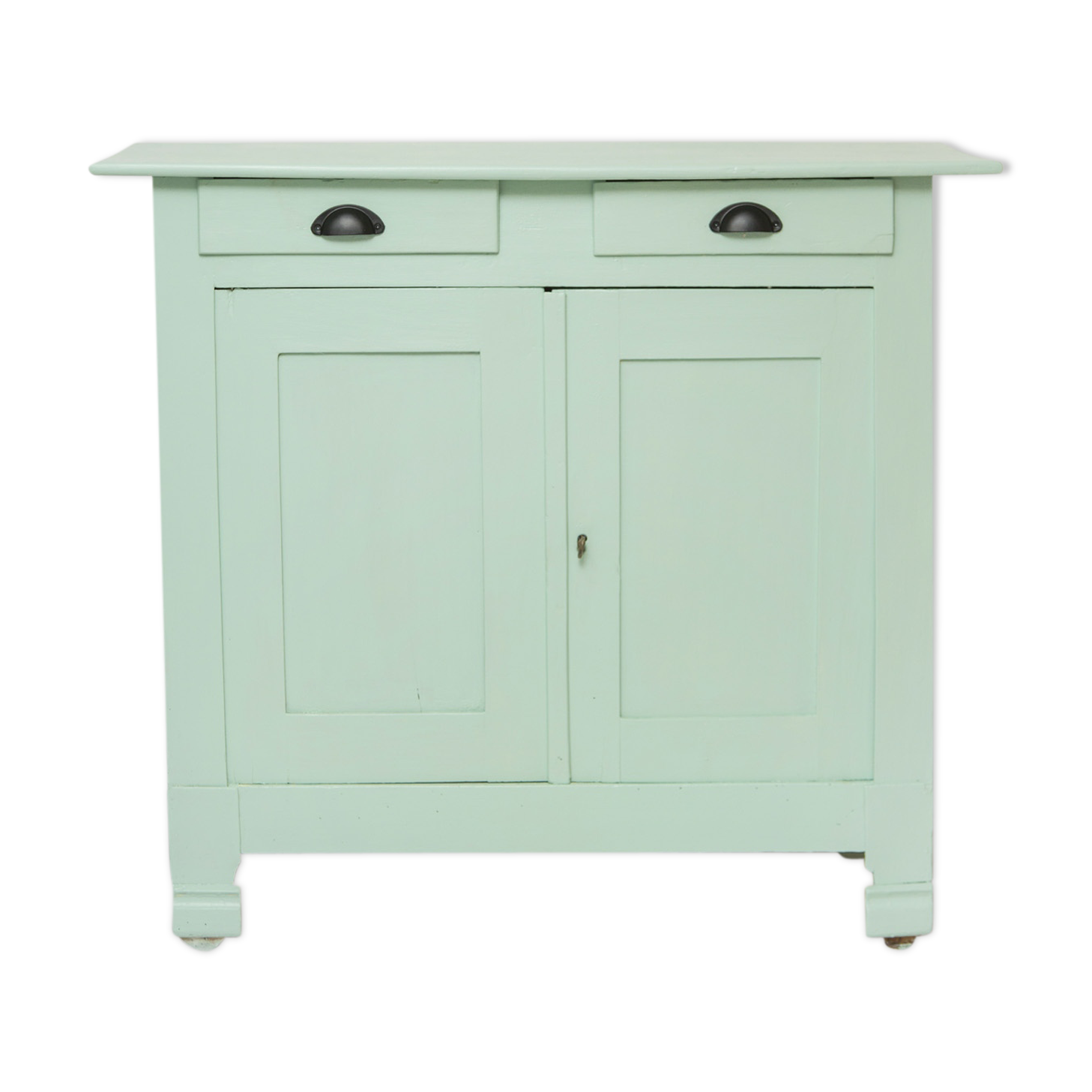 Buffet parisien vert d'eau