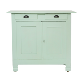 Buffet parisien vert d'eau