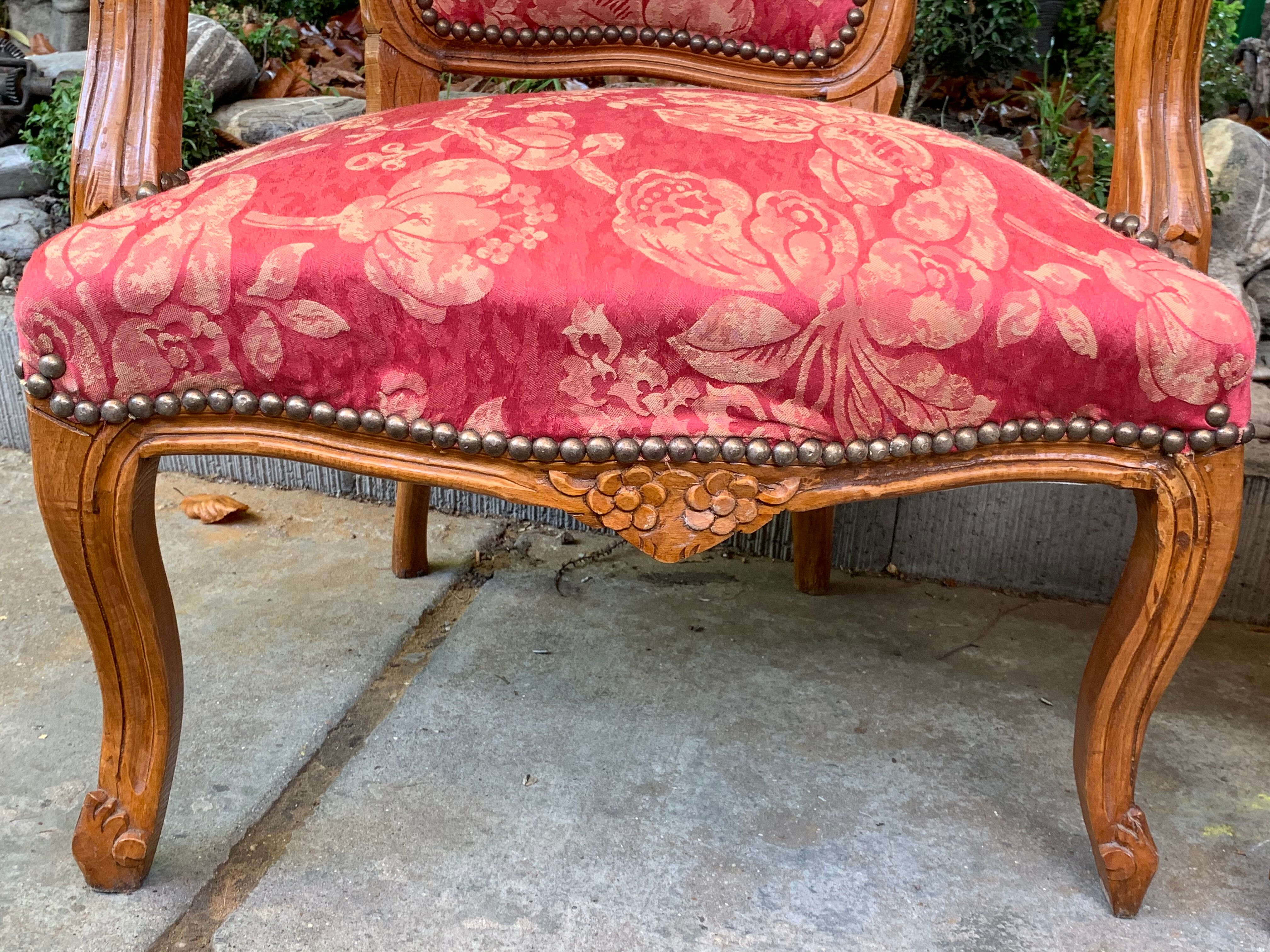 Pair of pink armchairs