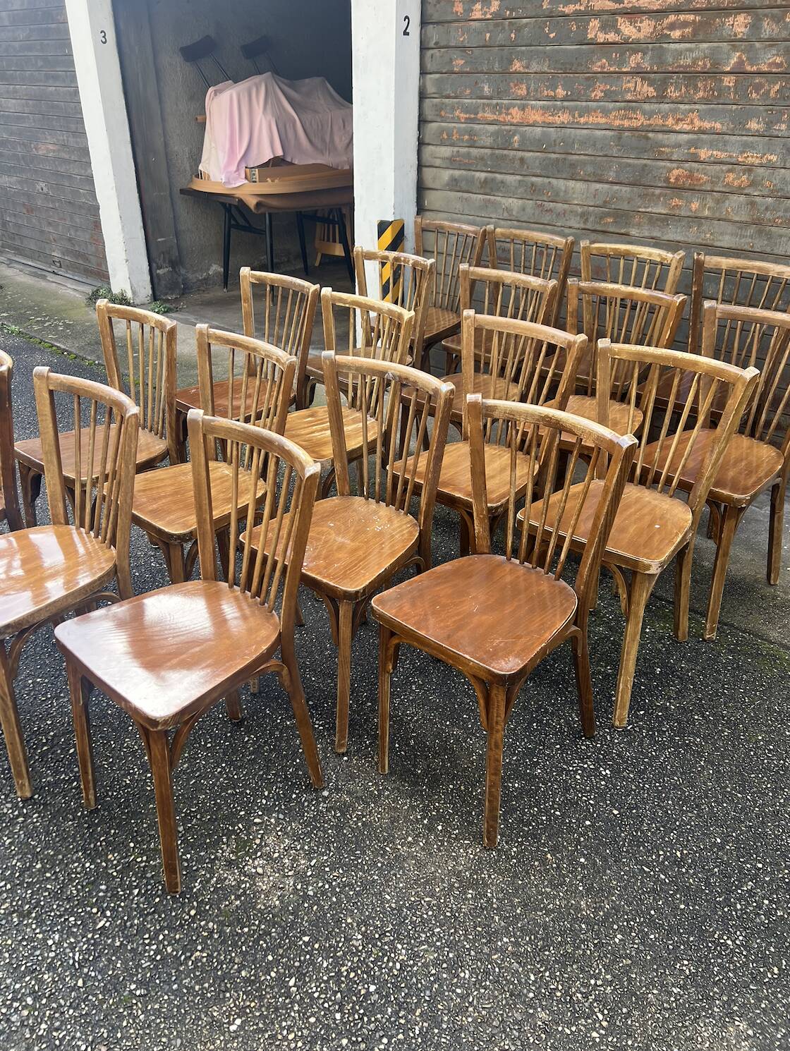 19 Baumann bistro chairs 83 (barn find)