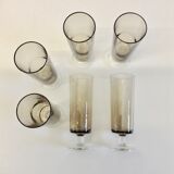Glasses to champagne