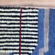 Traditional handmade Moroccan rug, blue, size 1.5/2.5 m.