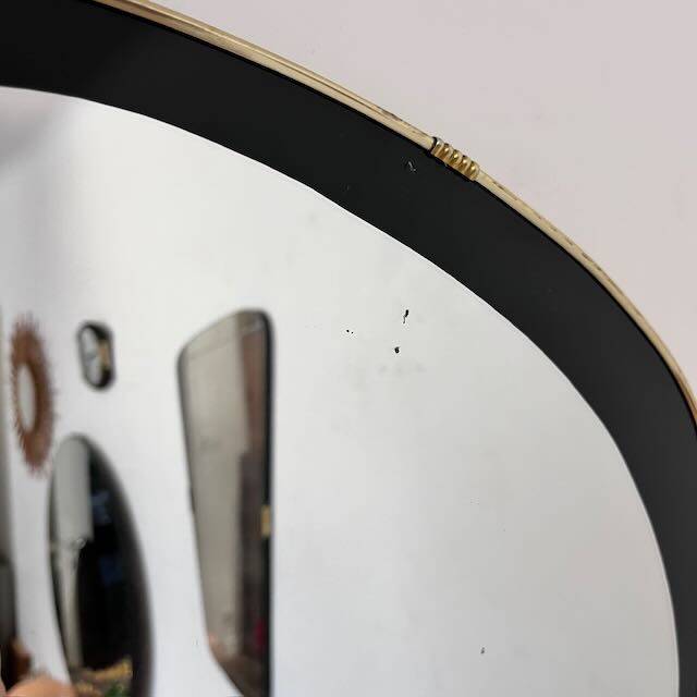 Large 1950s rearview mirror