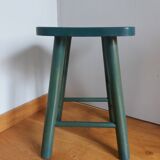 Solid pine stool