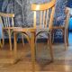 Set 4 chaises de bistrot Baumann bois clair