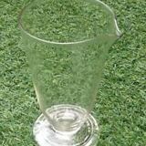 1970s measuring glass shower foot graduated from 25 to 500ml pyrex (large model)