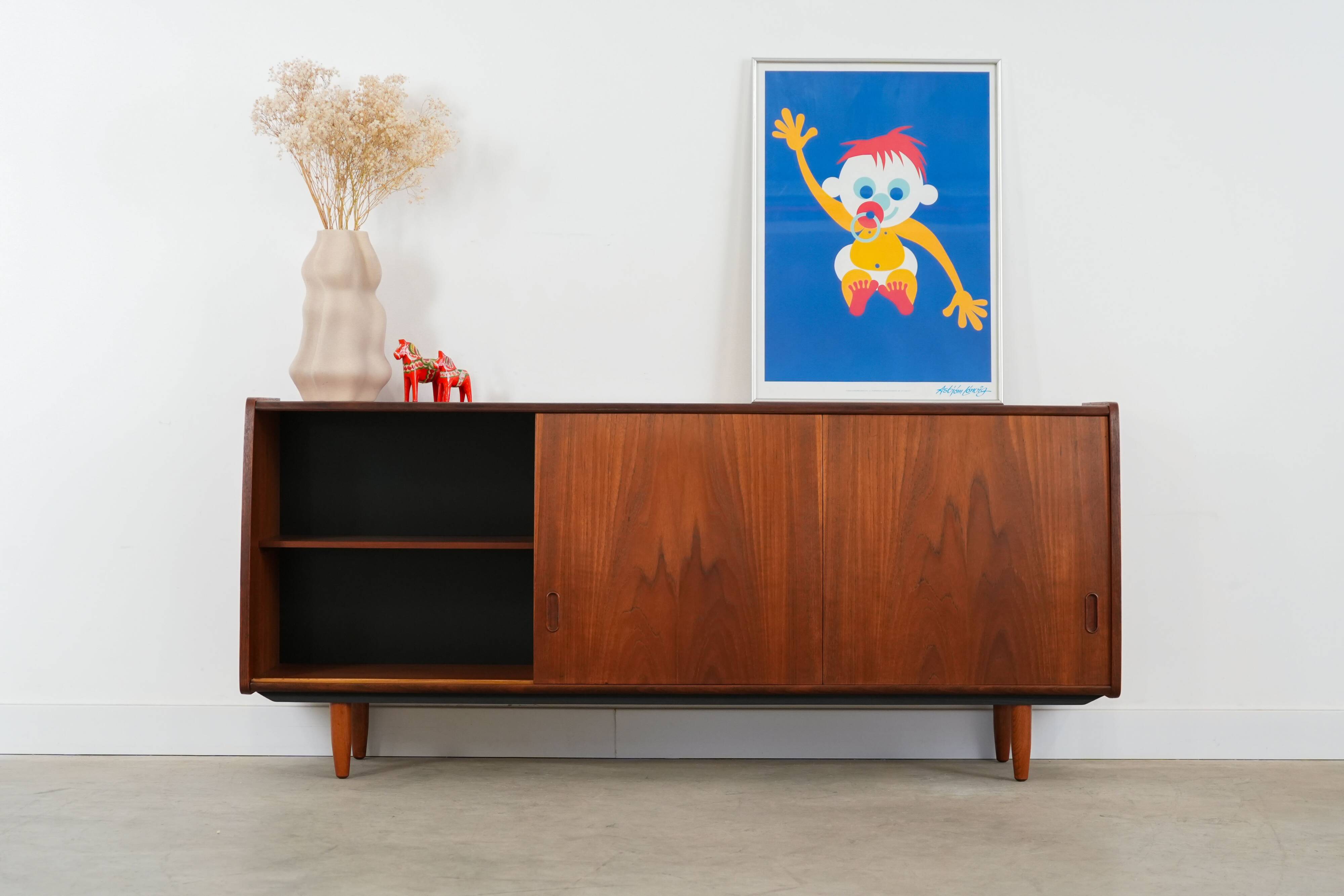 Teak sideboard, Danish design, 1970s, production: Denmark