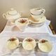 Tasses et sucrier anglais Wedgwood Wellesley