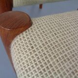 Vintage Danish 85 Dining Chairs in Teak and Wool by Niels Otto Møller for J.L. Møllers, 1960s, Set of 4