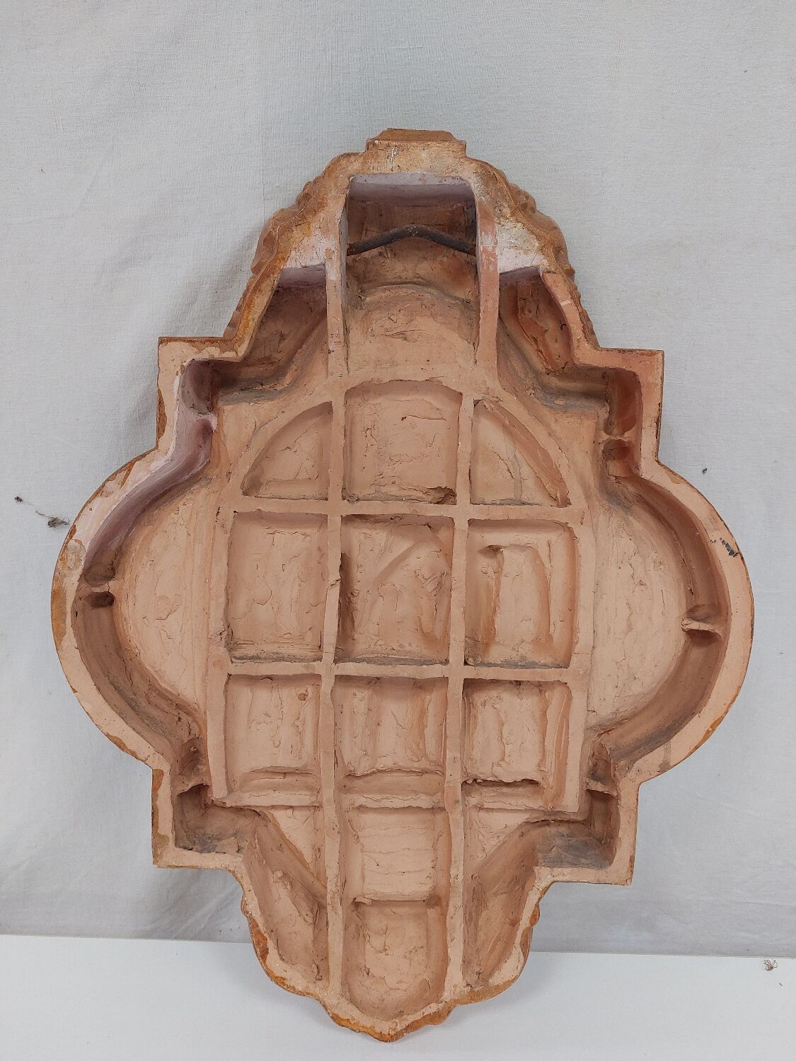 Terracotta decoration "stations of the cross"