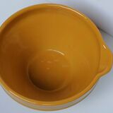 Lot of two sandstone bowls of Digoin 3l and 1.6l