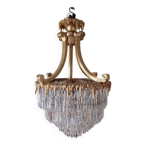 Lustre en bronze doré